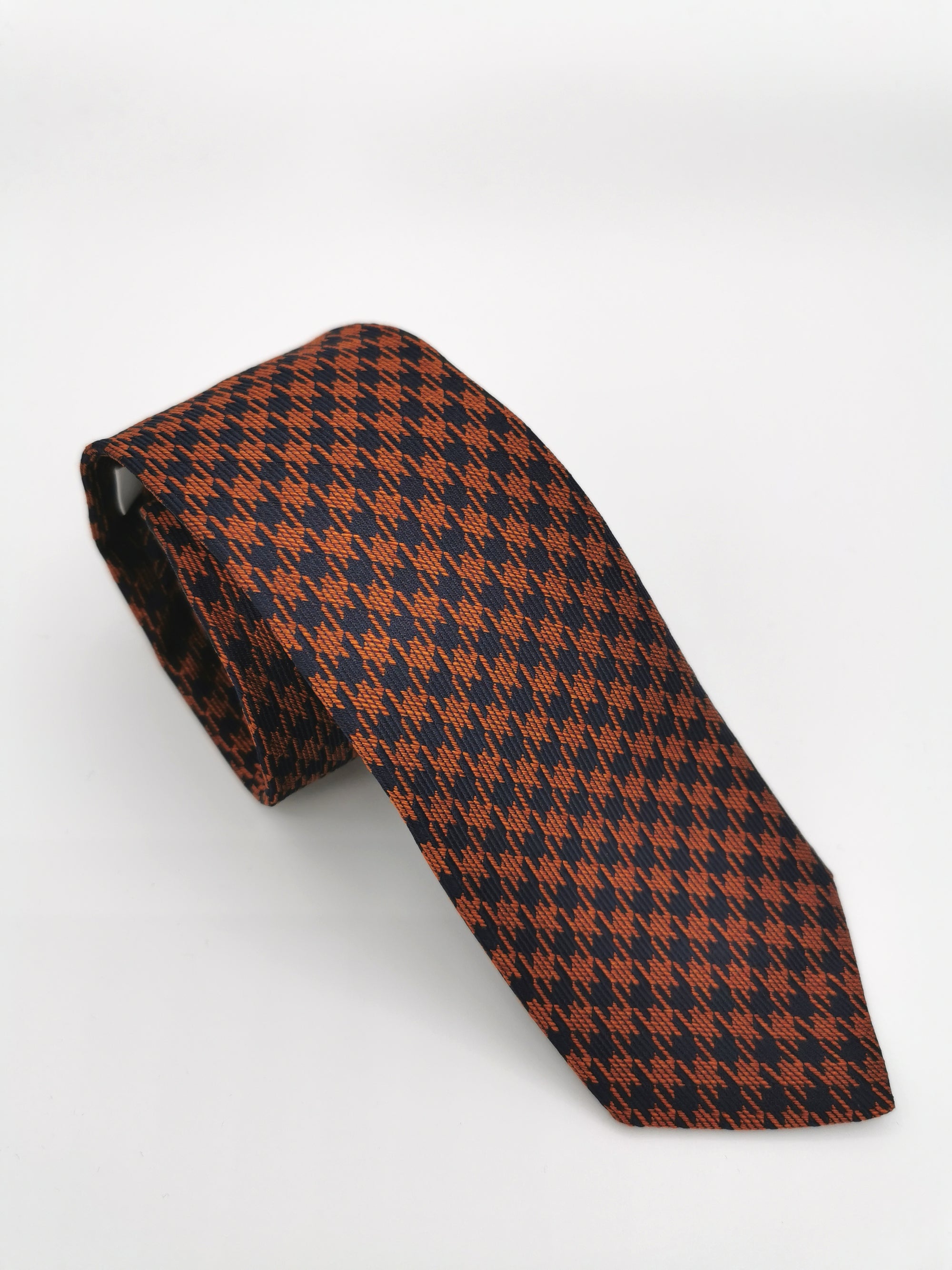 Ferala Houndstooth Silk Tie