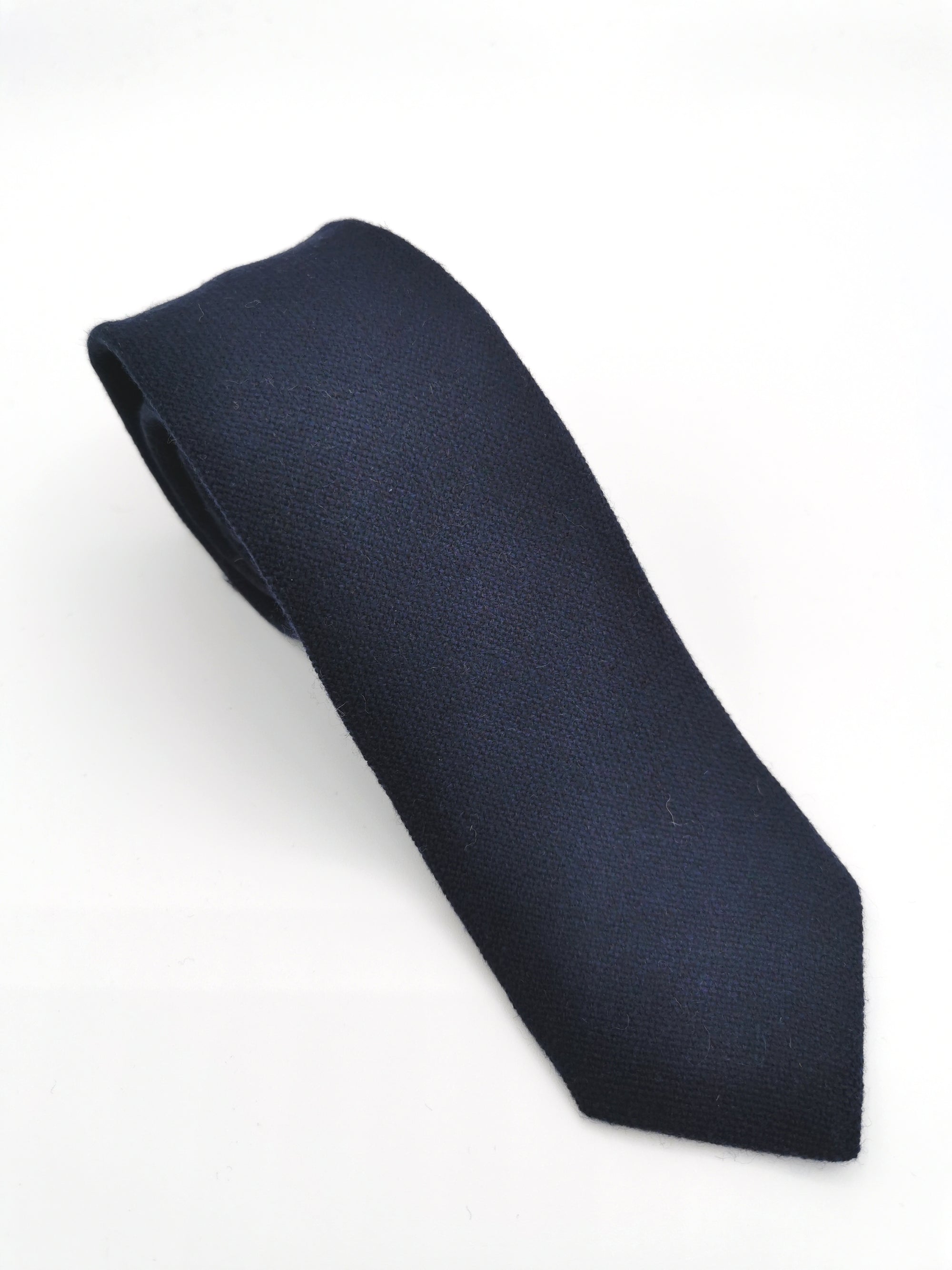 Ferala tie in navy blue cashmere