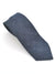 Cravate Ferala en laine/soie bleue marine à petits carreaux