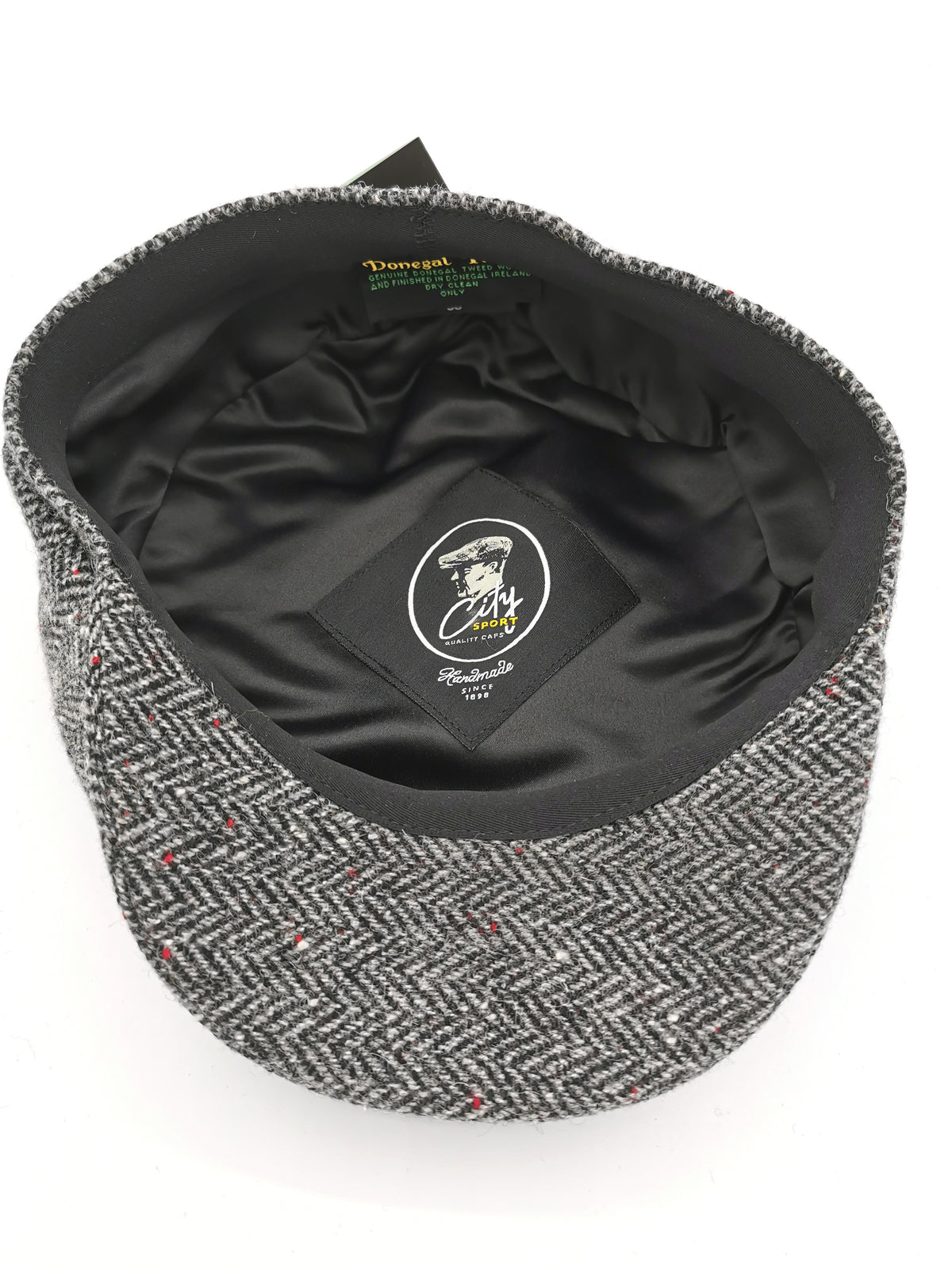 CITY SPORT CAP IN GREY TWEED