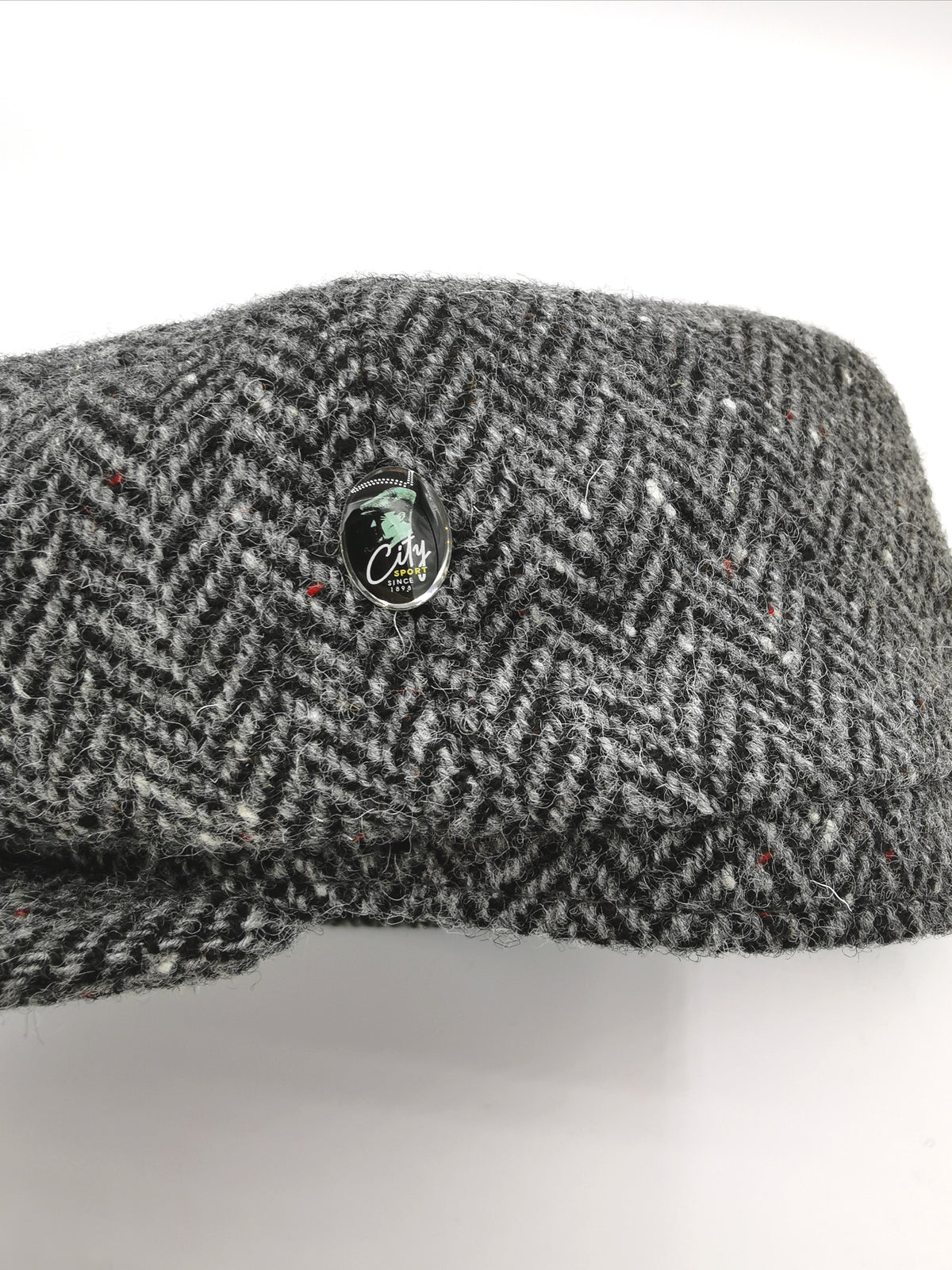 CITY SPORT CAP IN GREY TWEED