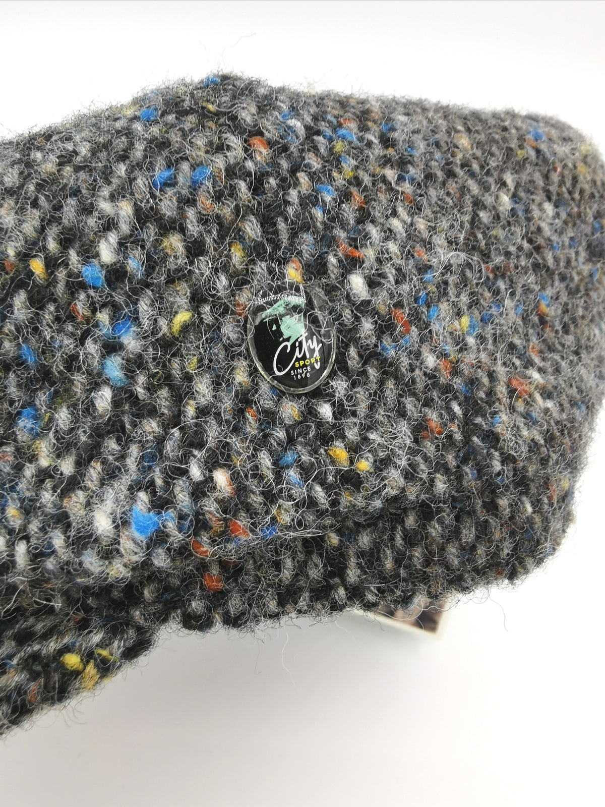 CITY SPORT CAP IN SPECKLED TWEED