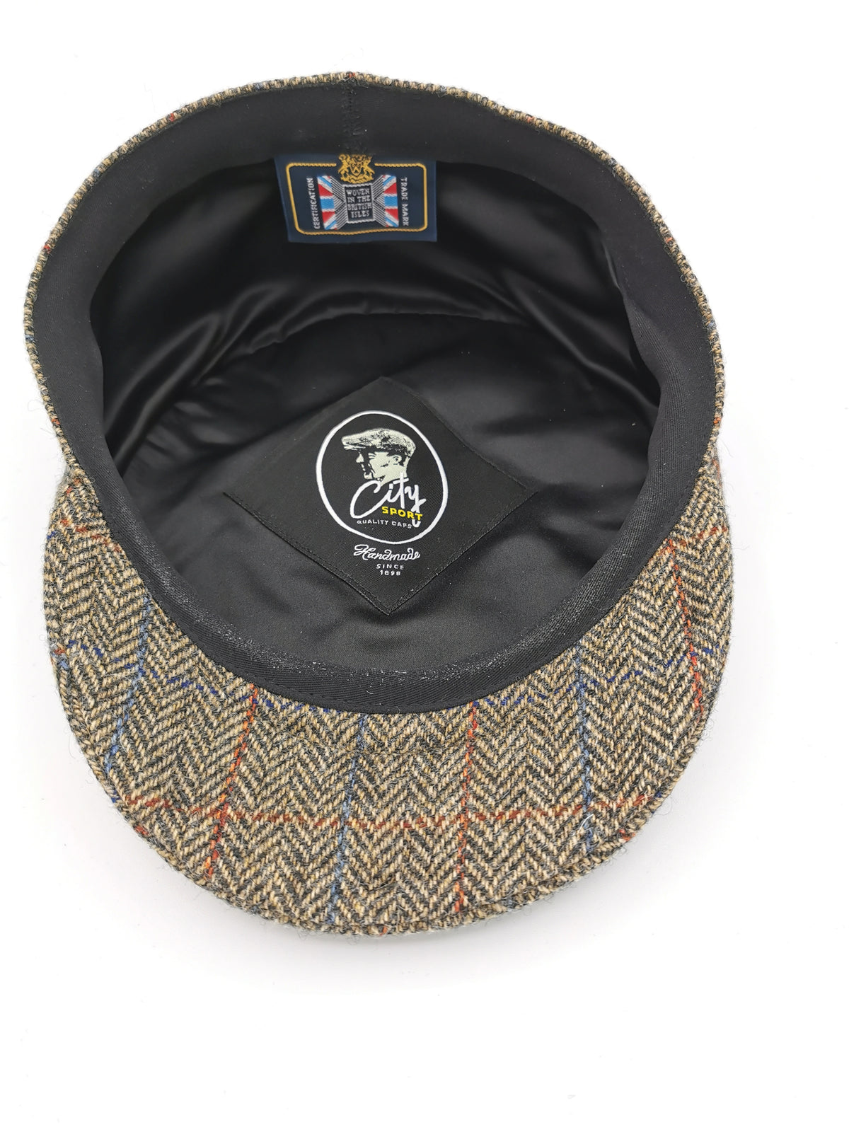 CITY SPORT CAP IN BROWN TWEED