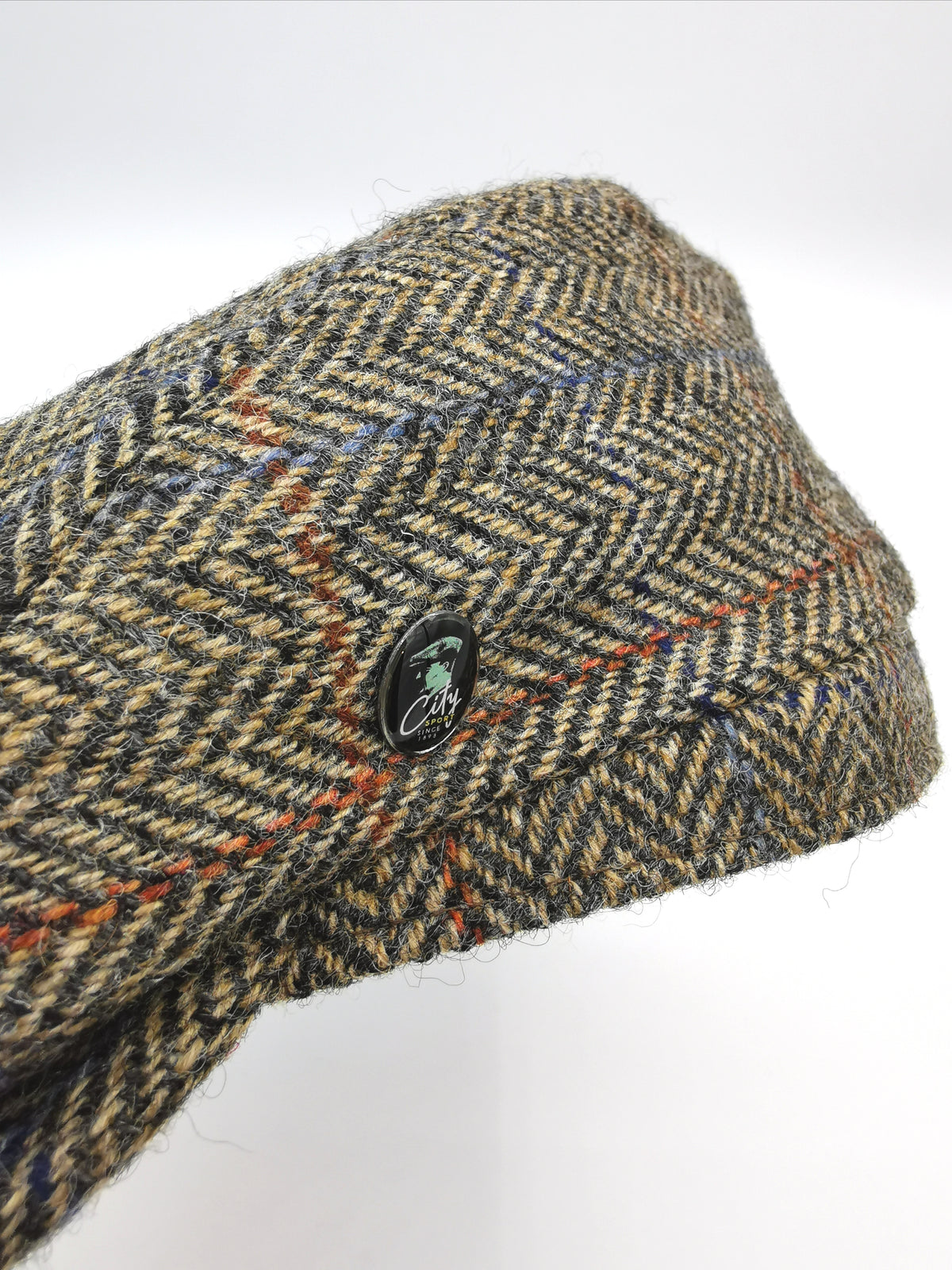 CITY SPORT CAP IN BROWN TWEED