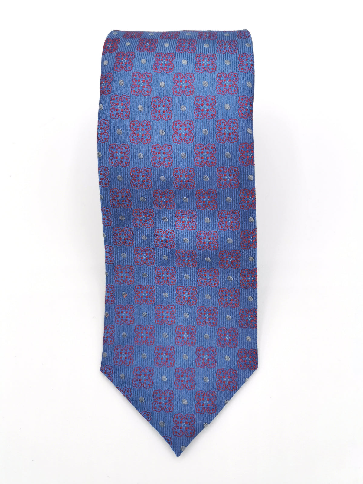 Floral silk tie