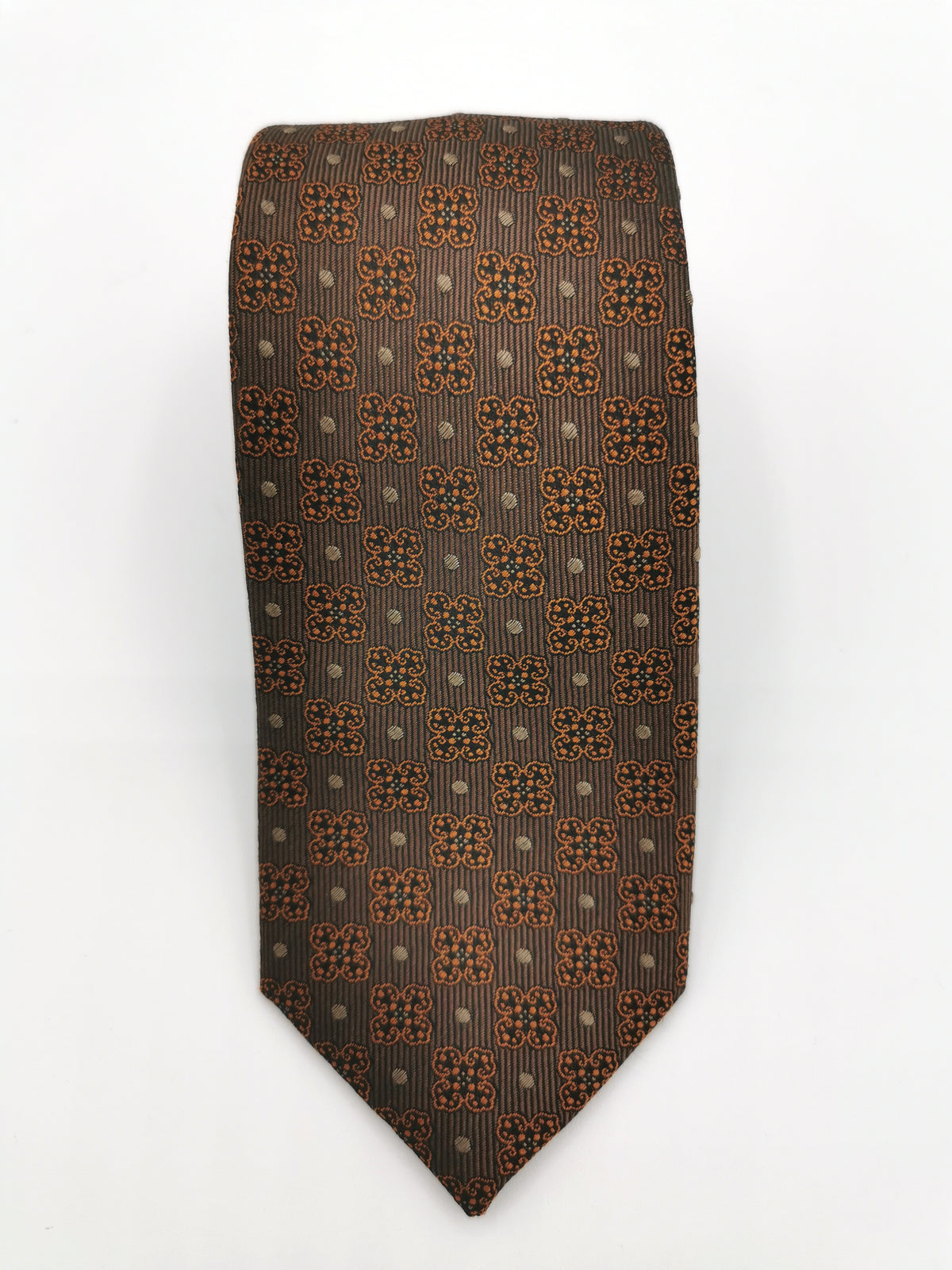 Floral silk tie