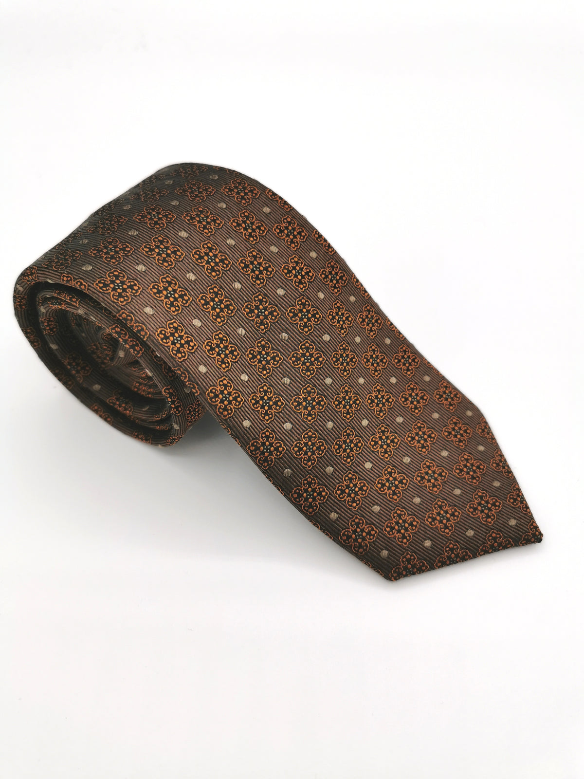 Floral silk tie