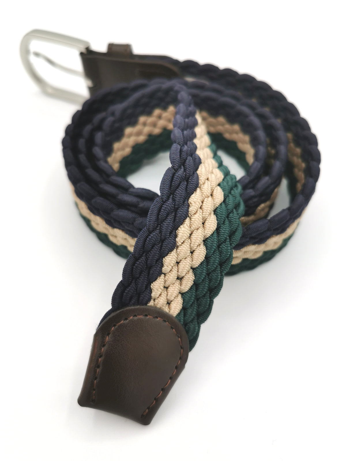 TRICOLOR BRAIDED BELT