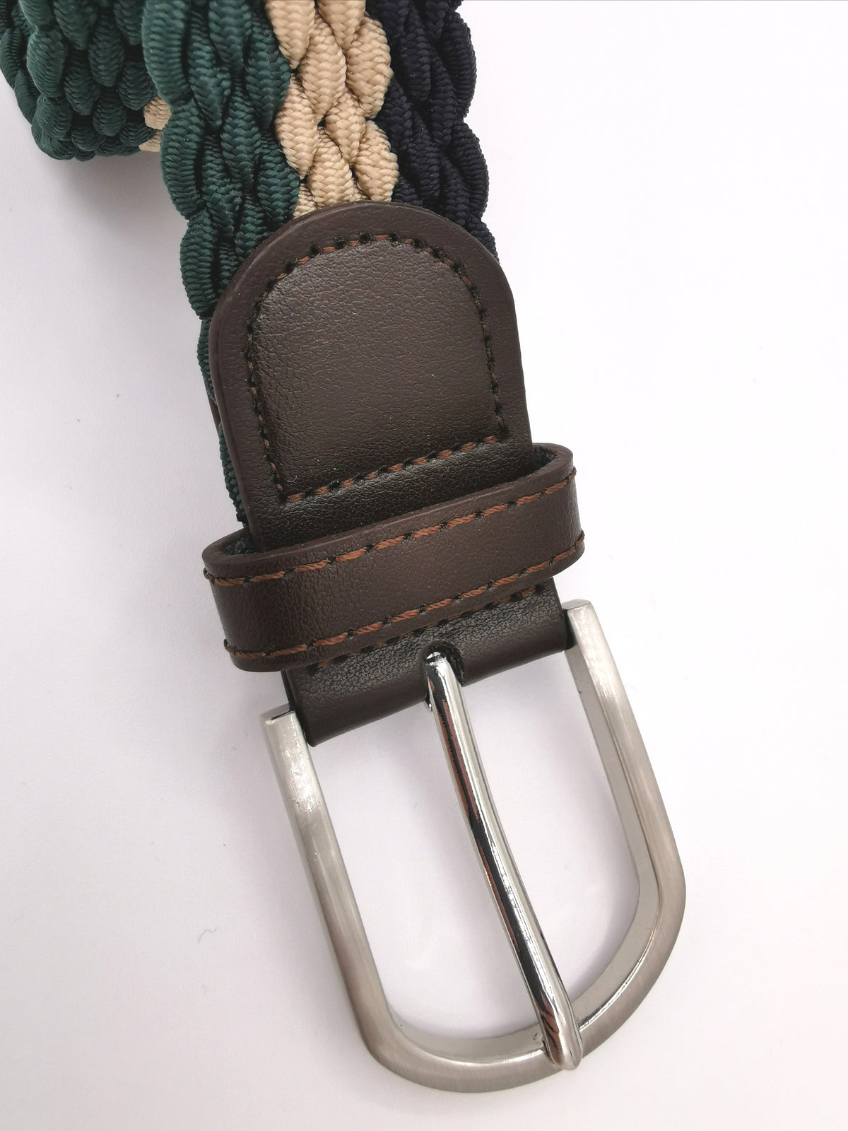 TRICOLOR BRAIDED BELT
