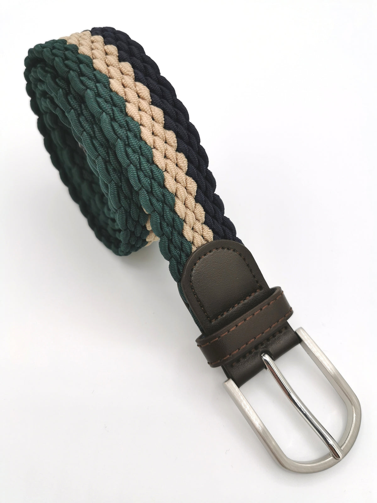 TRICOLOR BRAIDED BELT