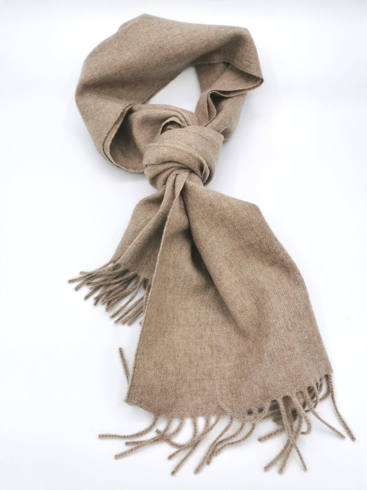 Plain cashmere scarf