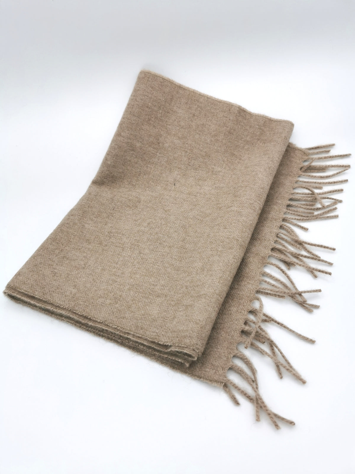 Plain cashmere scarf