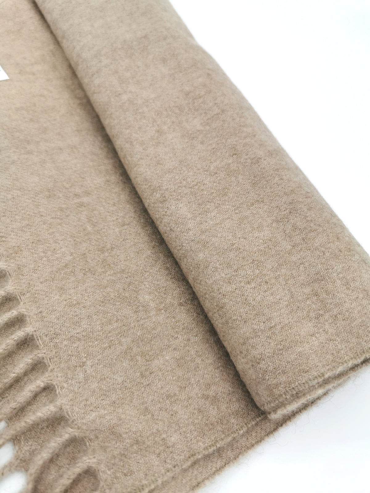 Plain cashmere scarf