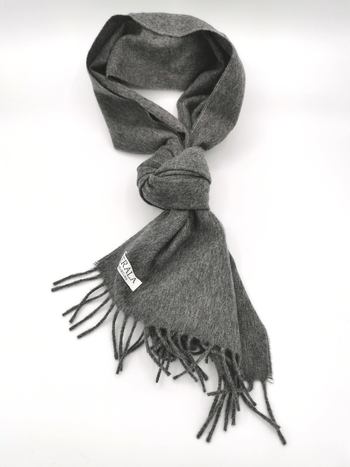 Plain cashmere scarf