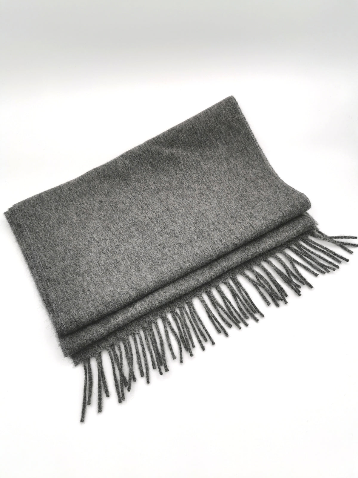 Plain cashmere scarf