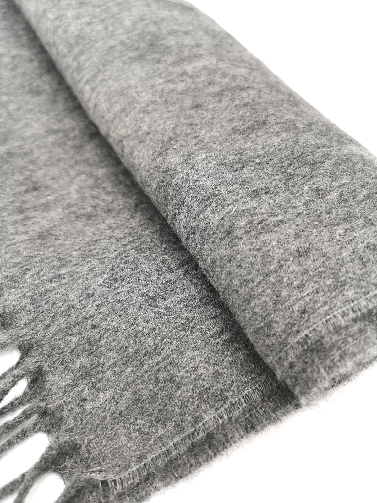 Plain cashmere scarf