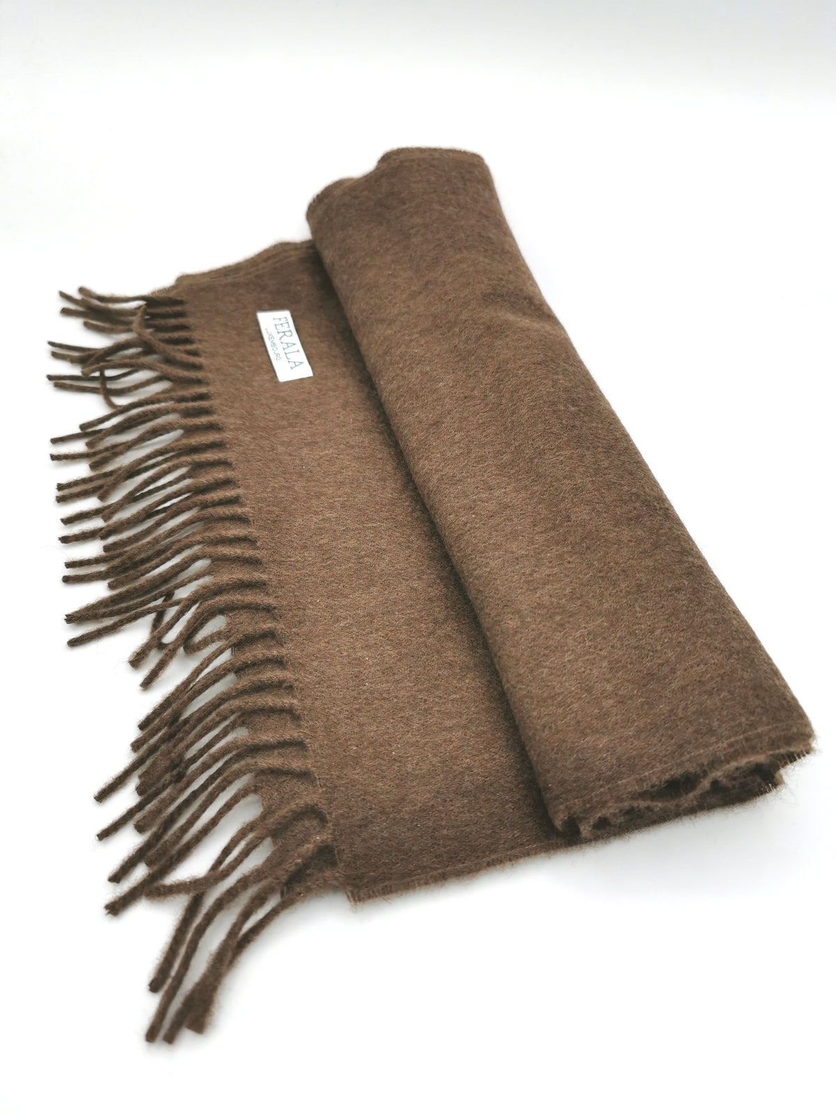 Plain cashmere scarf