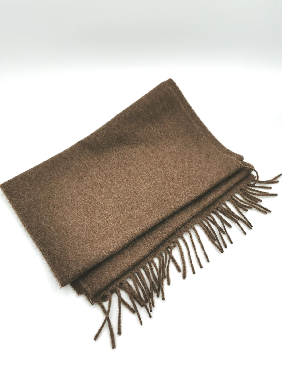 Plain cashmere scarf