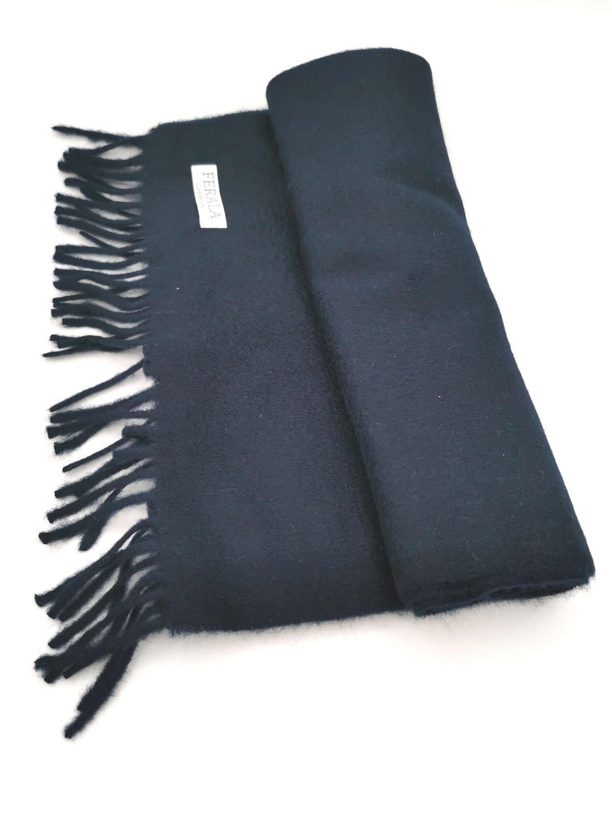 Plain cashmere scarf
