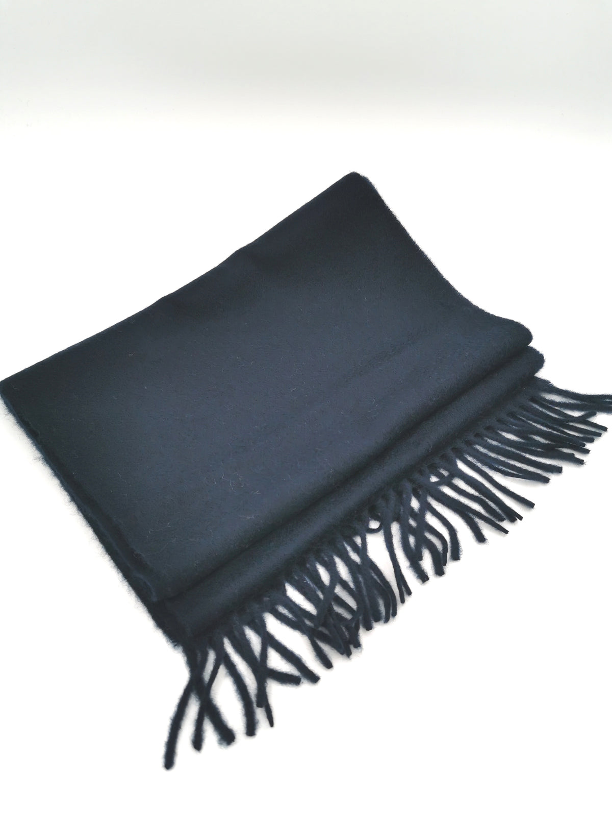 Plain cashmere scarf