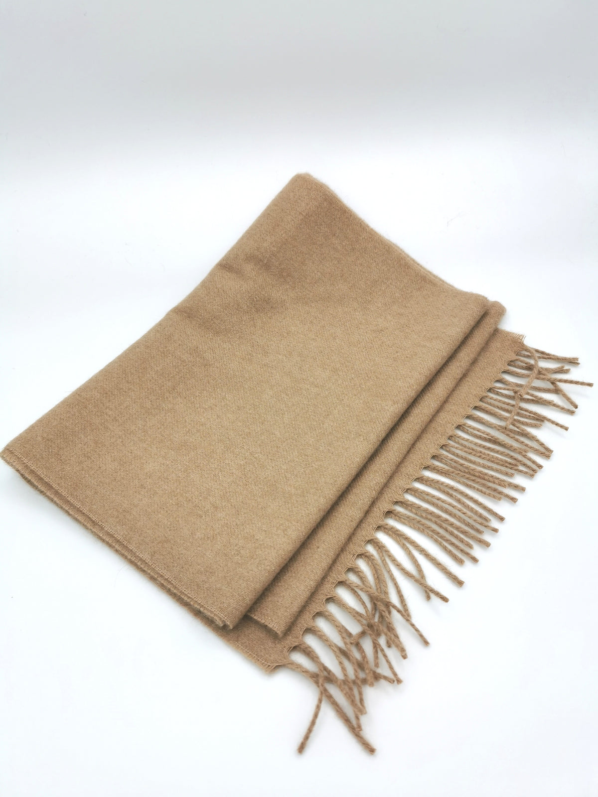 Plain cashmere scarf