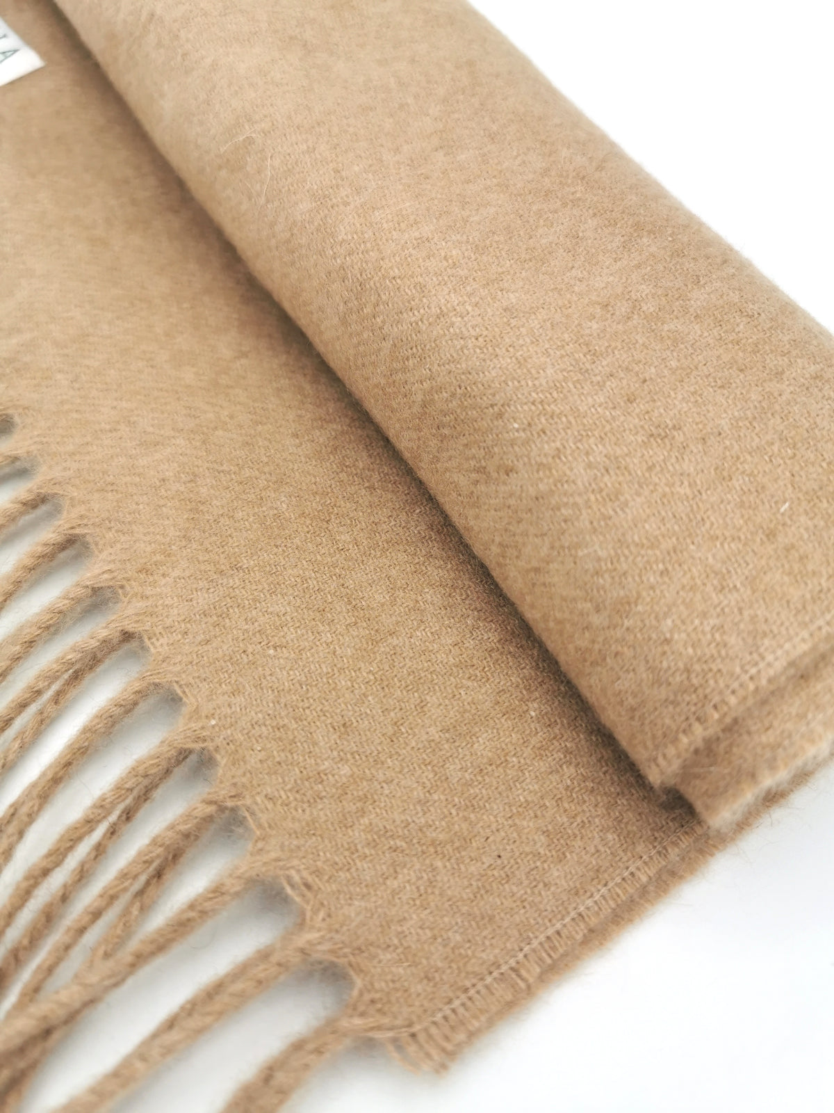 Plain cashmere scarf