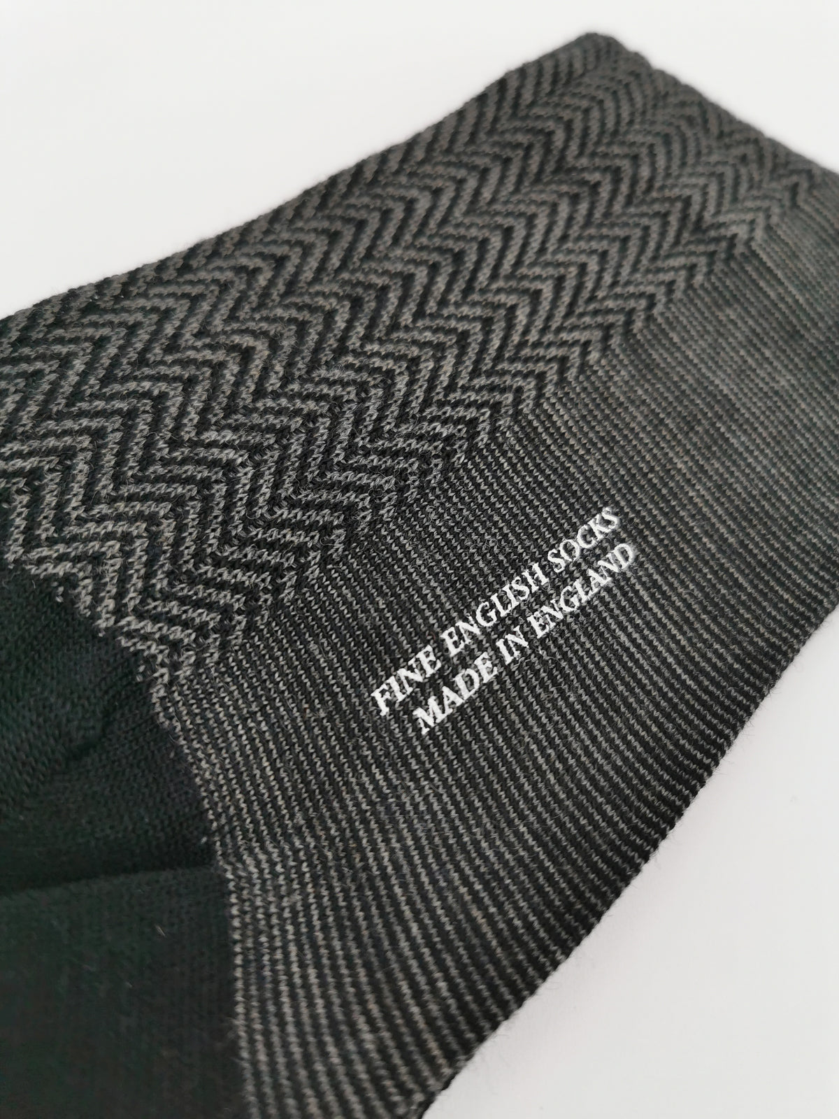 Pantherella Fine Merino Wool herringbone socks