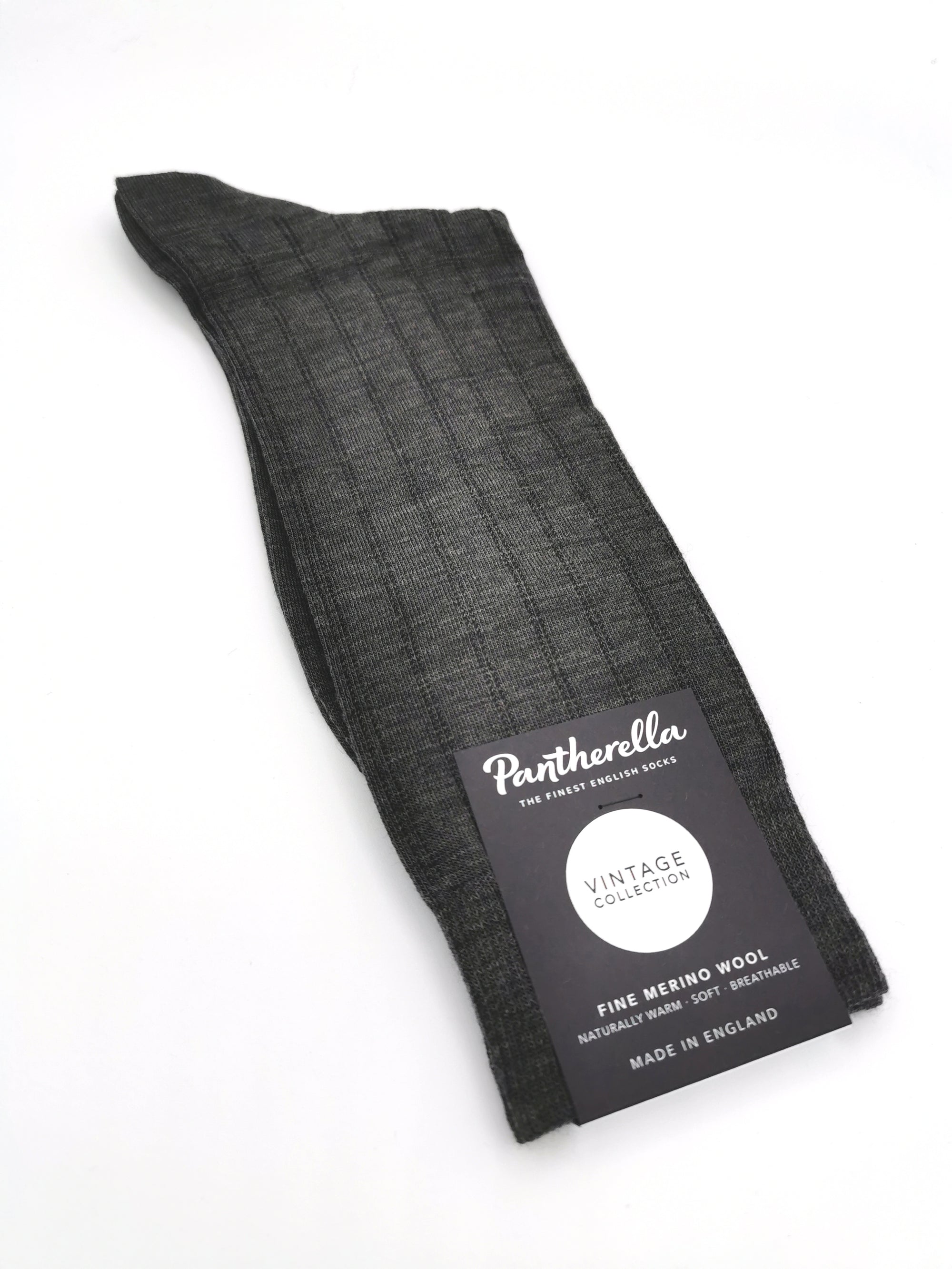 Chaussettes côtelées Pantherella Fine Merino Wool