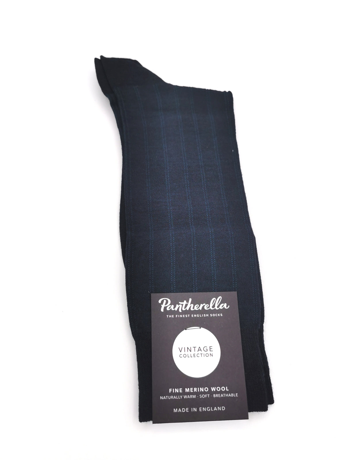 Pantherella Fine Merino Wool ribbed socks