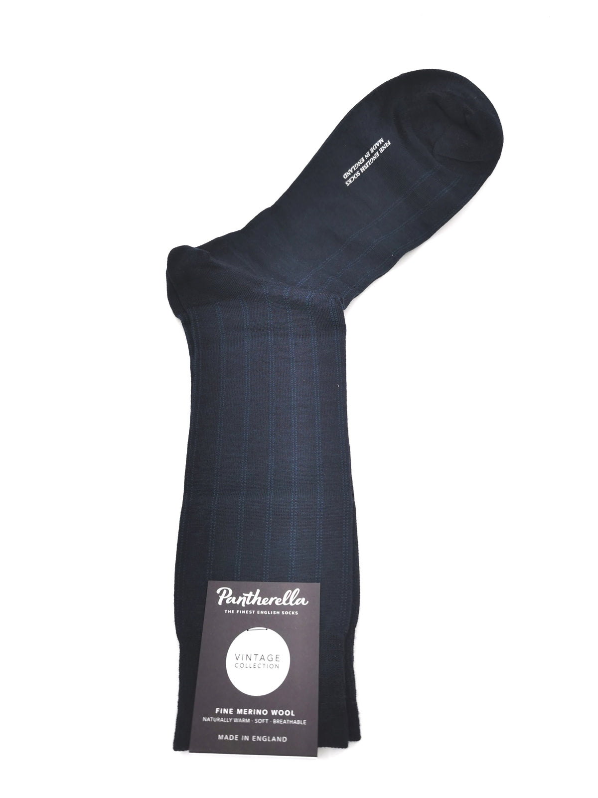 Pantherella Fine Merino Wool ribbed socks