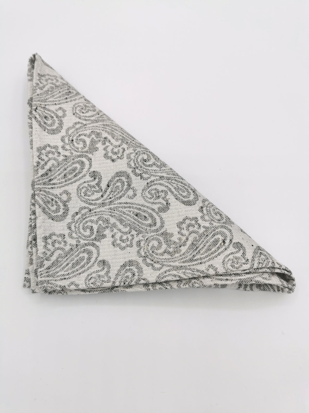 Paisley pattern silk pocket square&amp;nbsp;