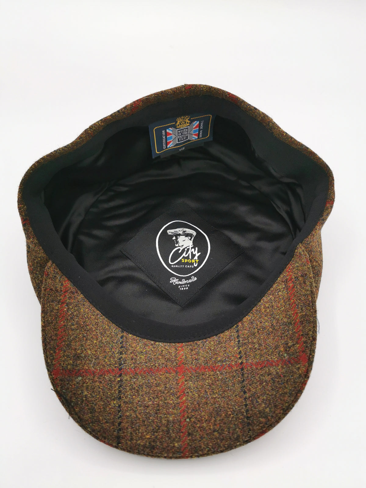 CITY SPORT CAP IN BROWN TWEED