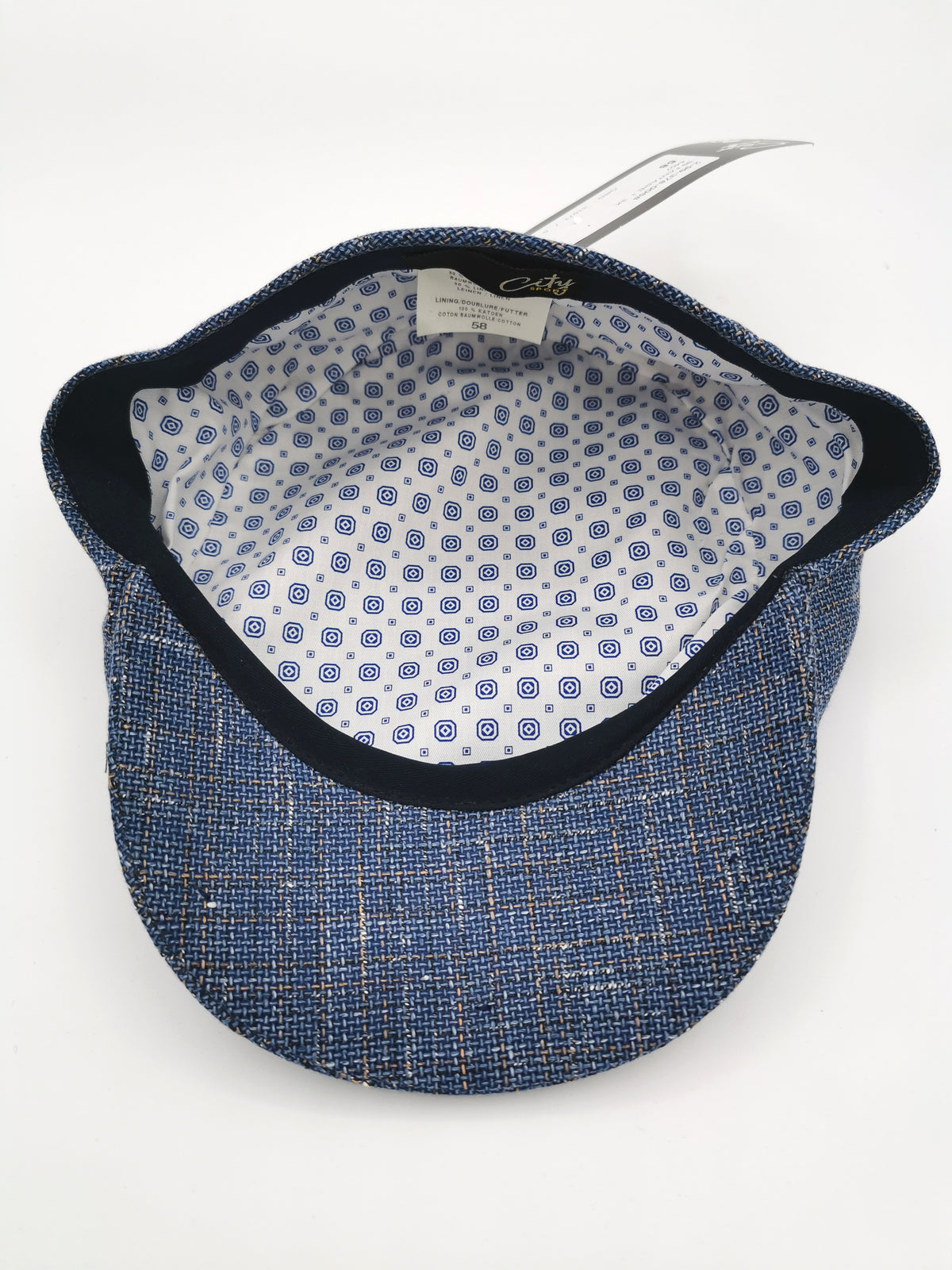 CITY SPORT CAP BLUE TEXTURED