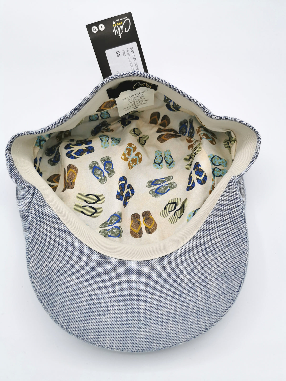 CITY SPORT CAP STEEL BLUE