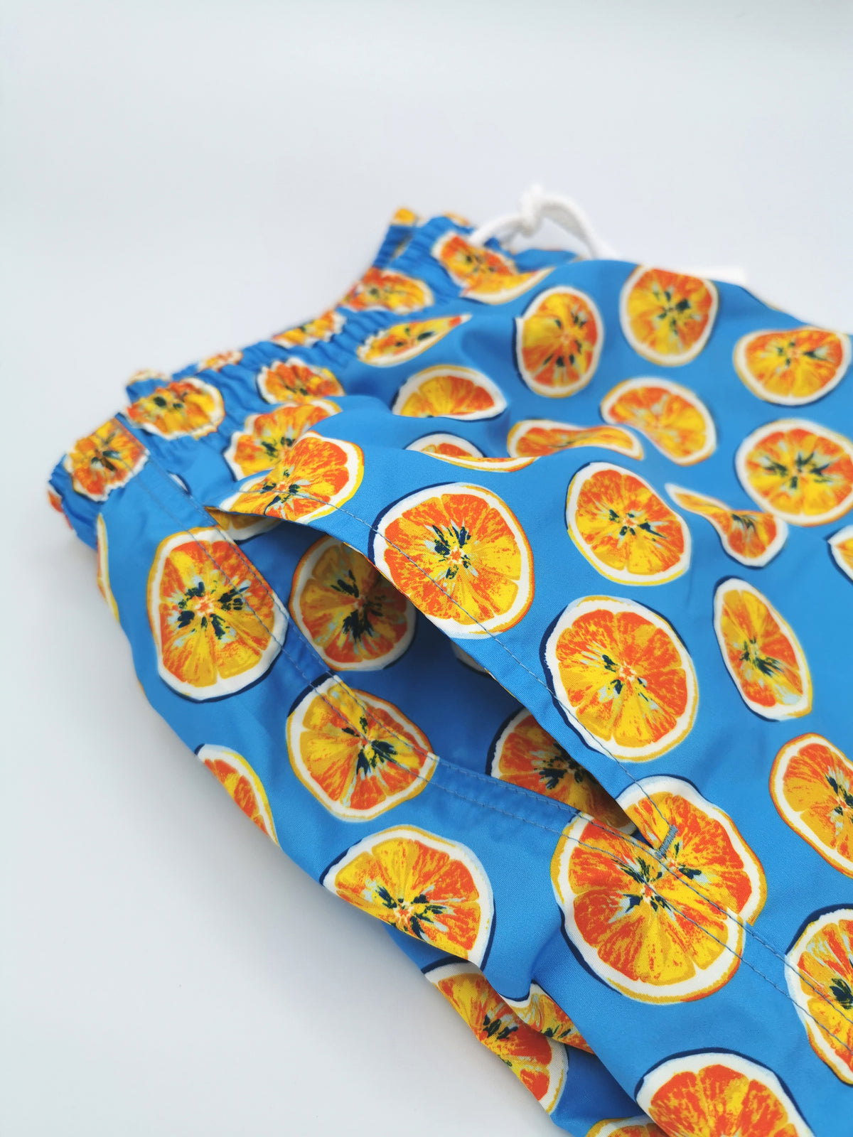 WORKSHOP F&amp;amp;B SWIMMING SHORTS WITH ORANGE PATTERN