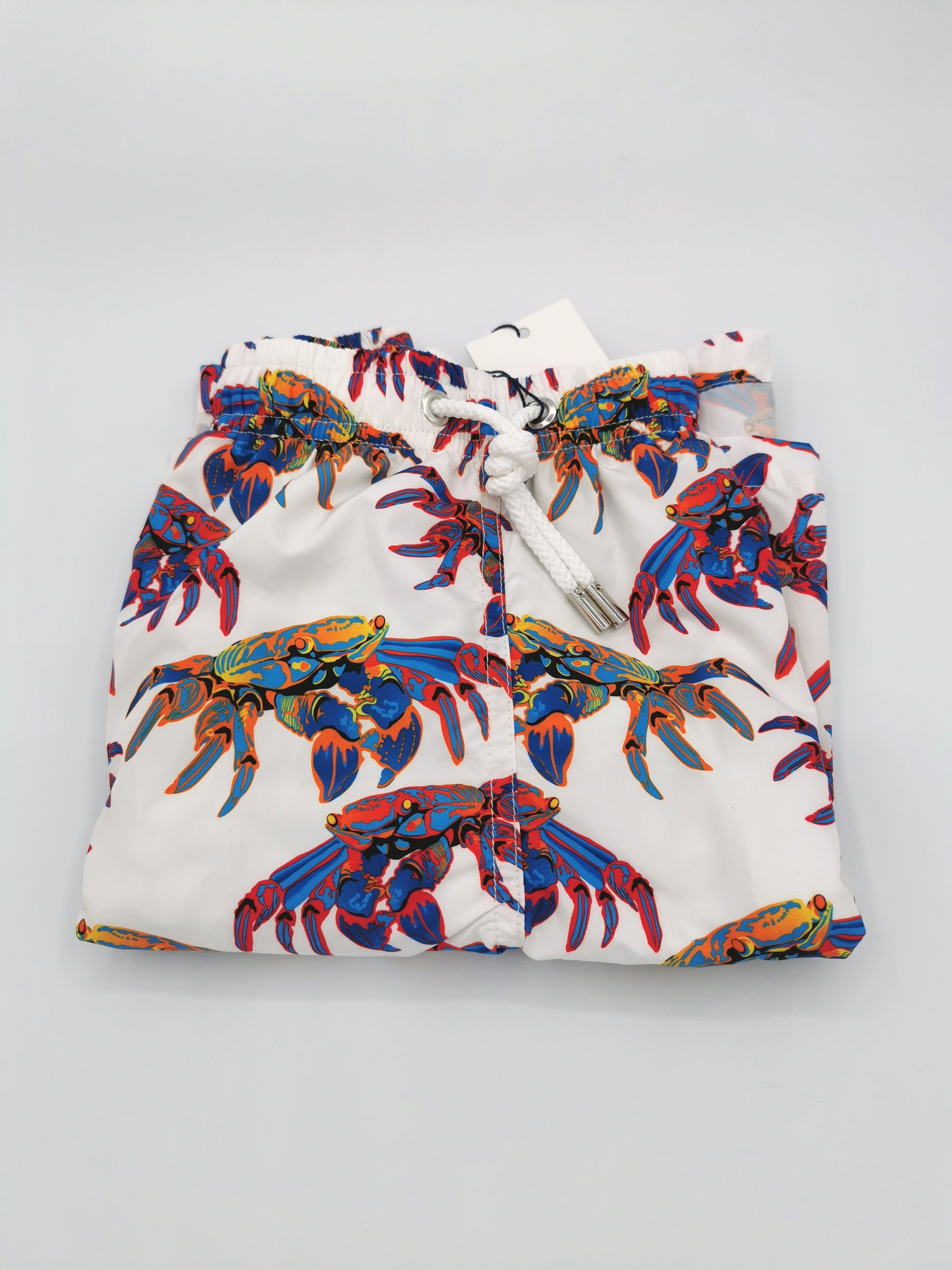 Maillot de bain Atelier F&B à motifs crabes colorés