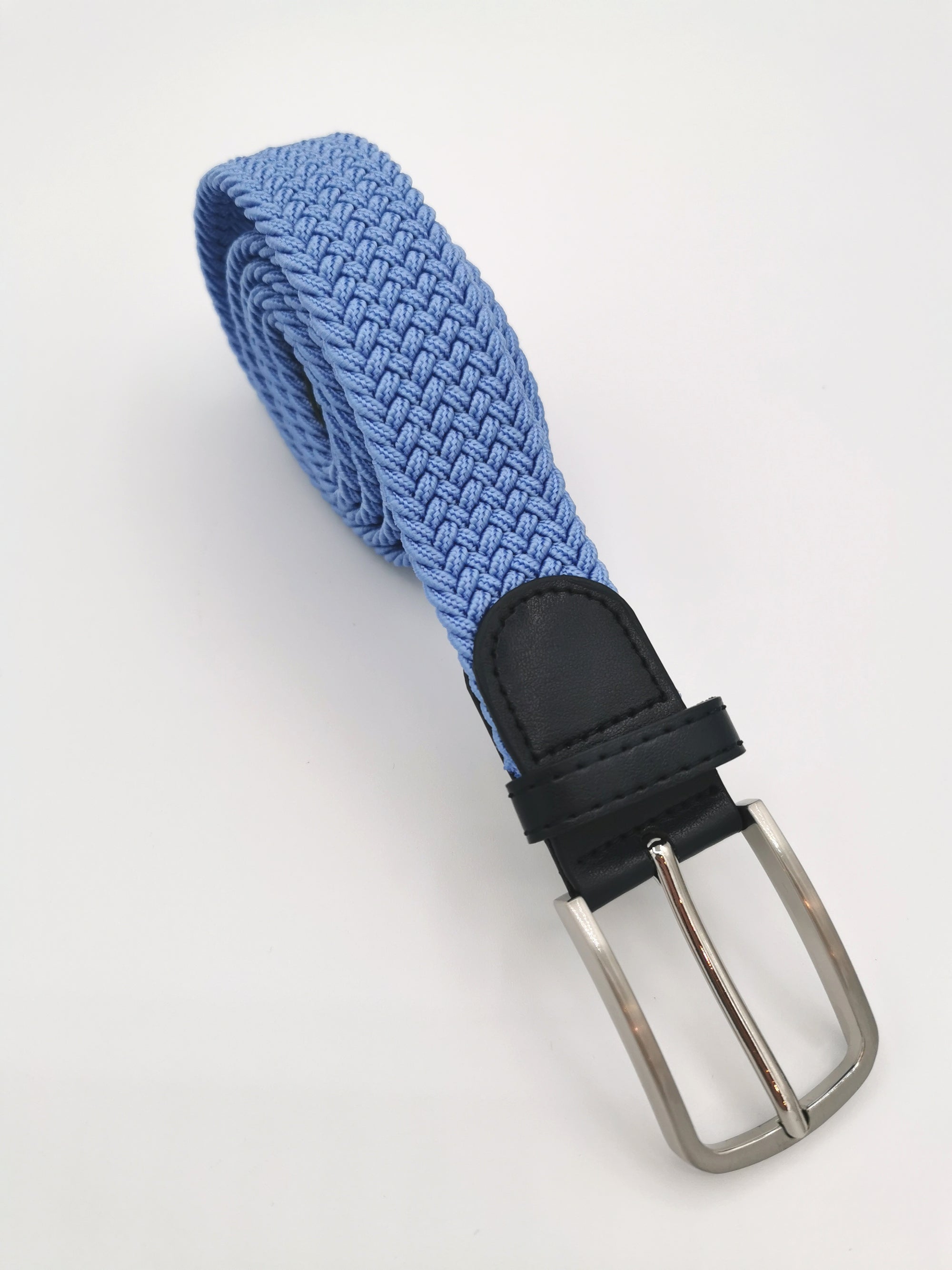 Plain braided belt