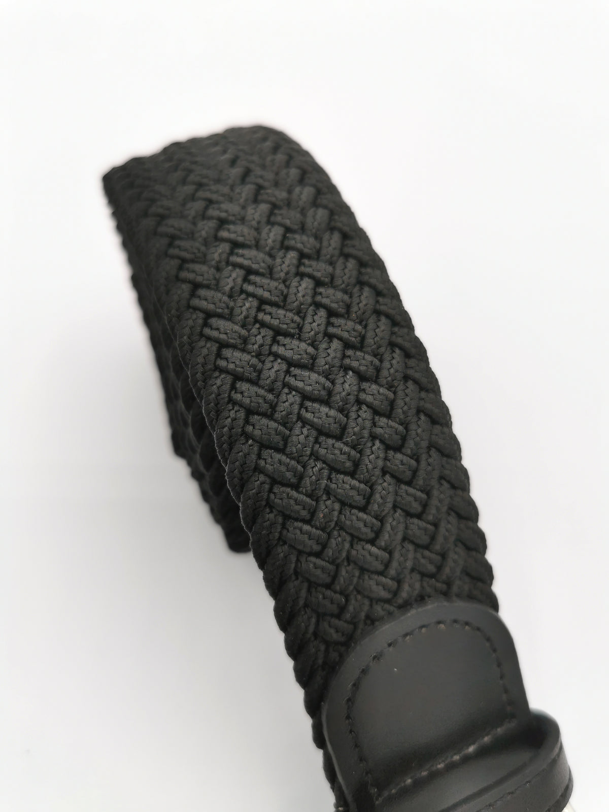 Black braided belt
