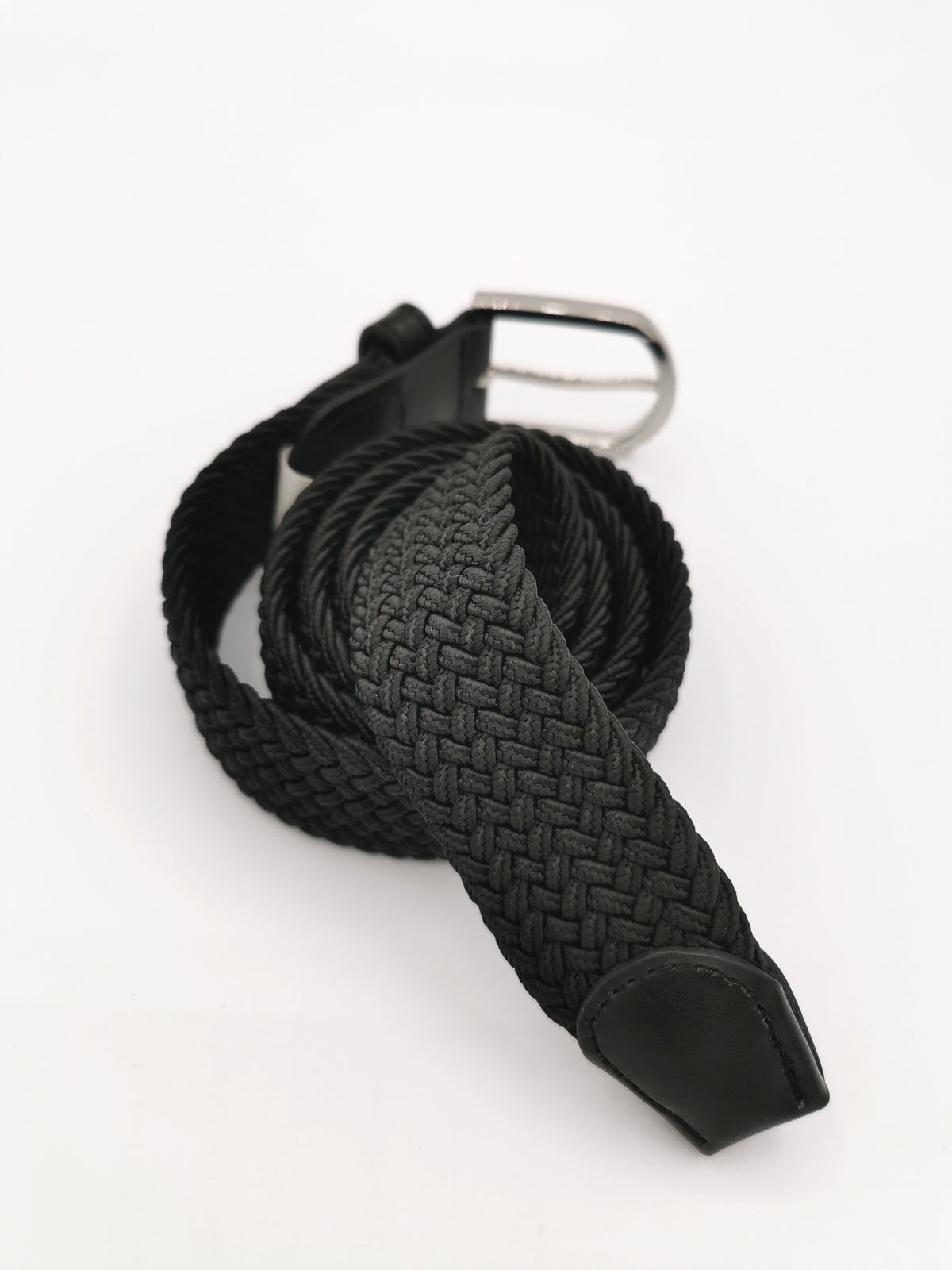 Black braided belt