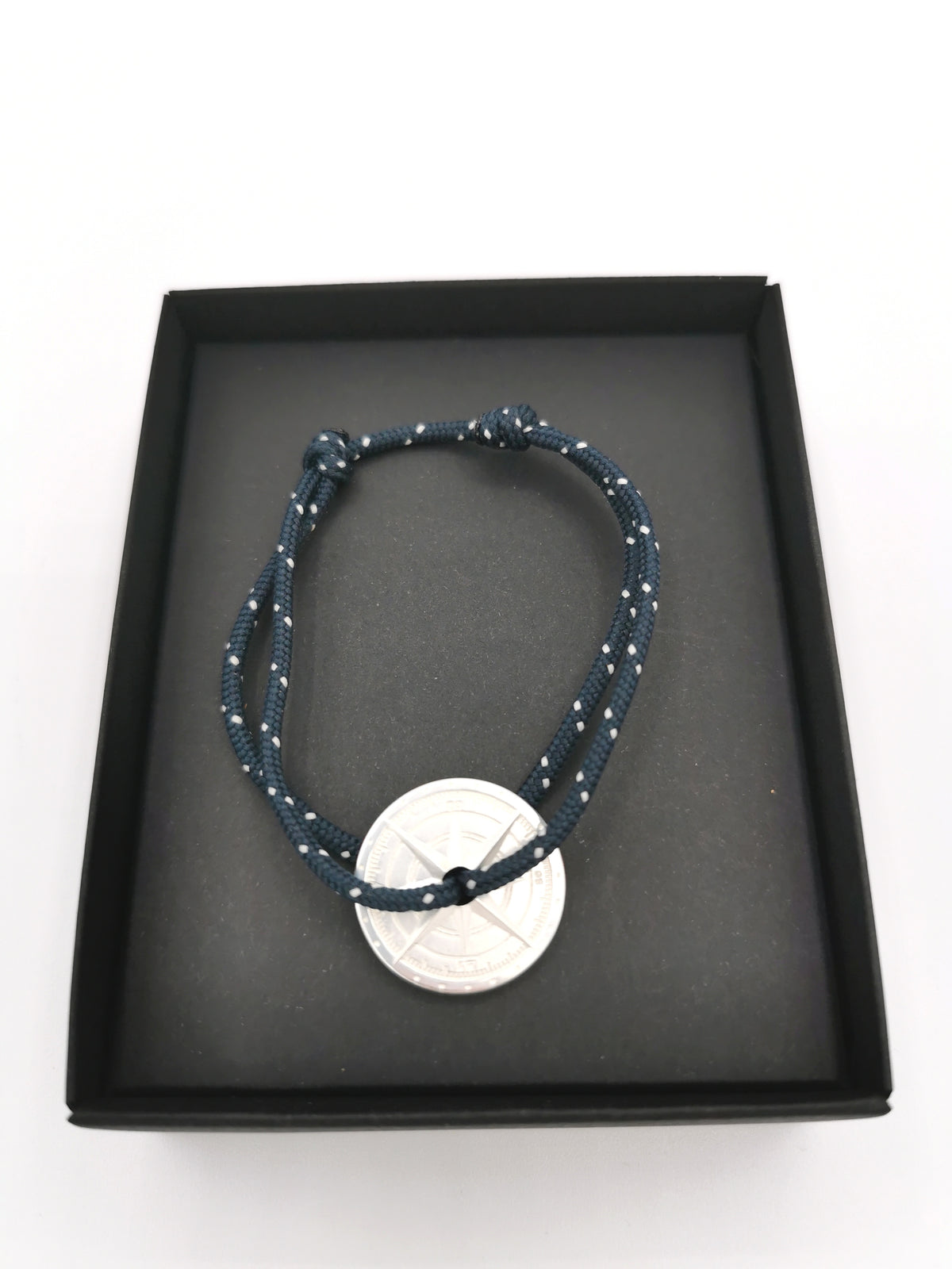 BRACELET LE VENT À LA FRANÇAISE &quot;ARGENT 925°&quot; BLUE SPECKLED