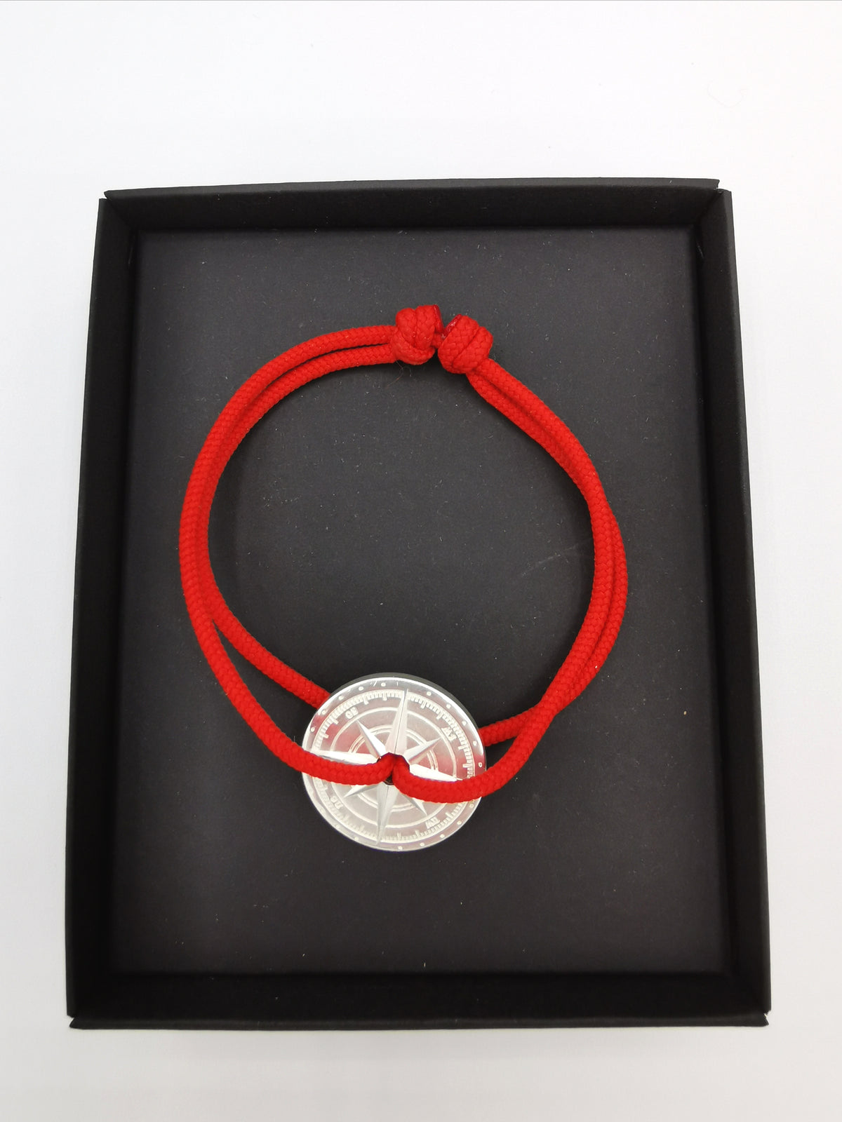 BRACELET LE VENT À LA FRANÇAISE &quot;ARGENT 925°&quot; RED