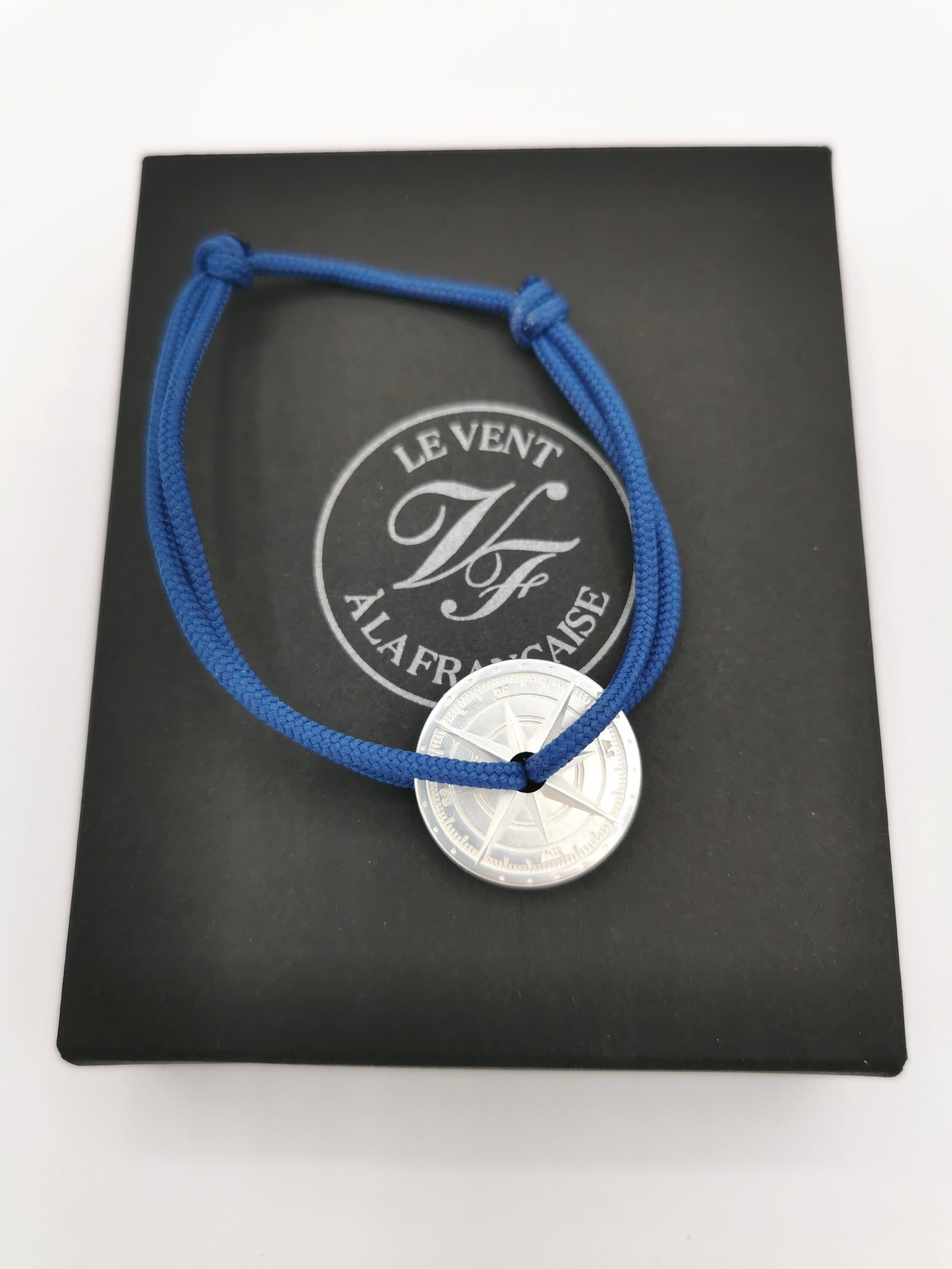 BRACELET LE VENT À LA FRANÇAISE "ARGENT 925°" BLUE