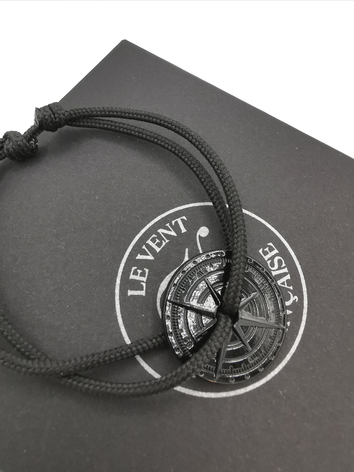 BRACELET LE VENT À LA FRANÇAISE &quot;NOIR ASPHALT&quot; BLACK