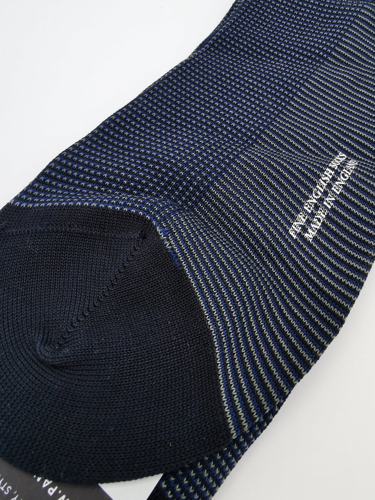 Pantherella lisle socks with small grid pattern