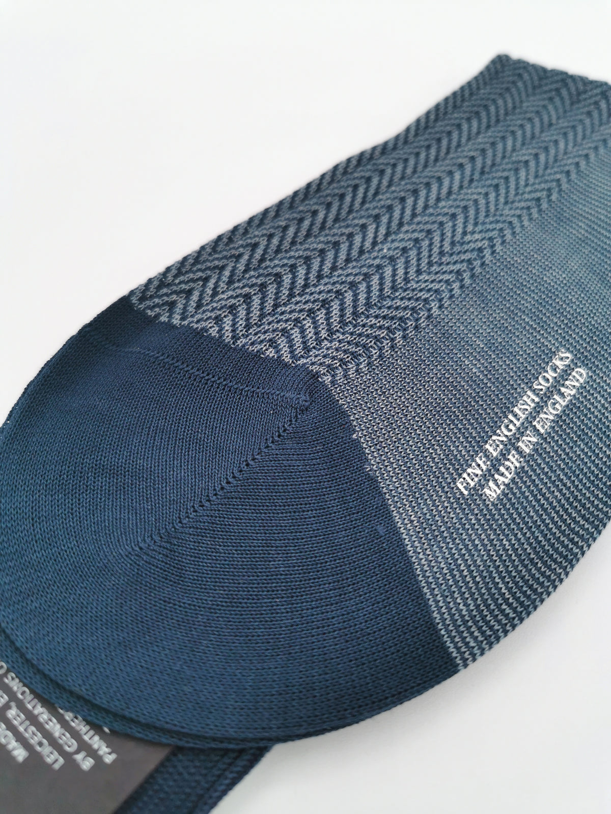 Pantherella socks in lisle herringbone pattern