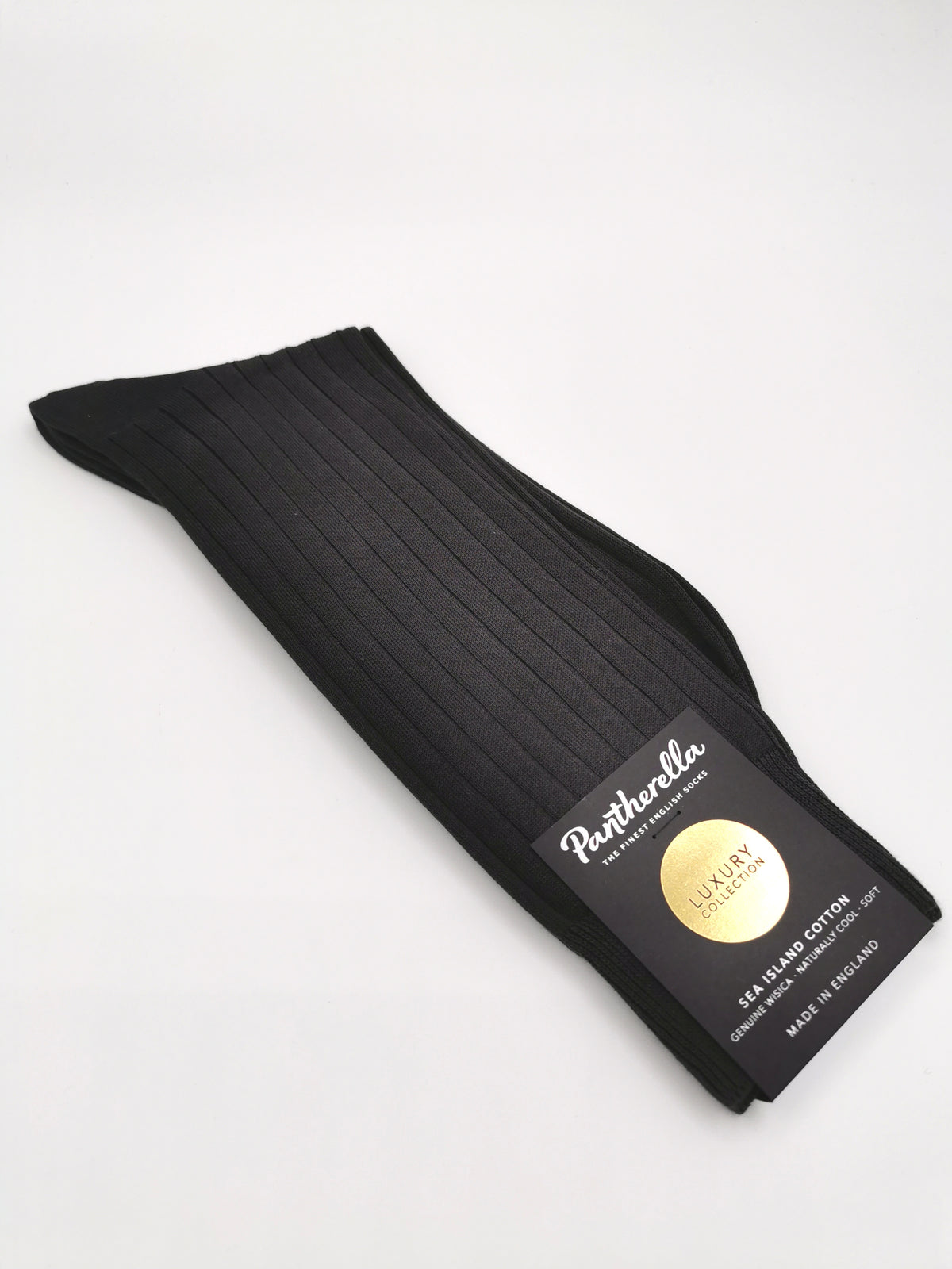 Pantherella plain cotton socks Sea Island