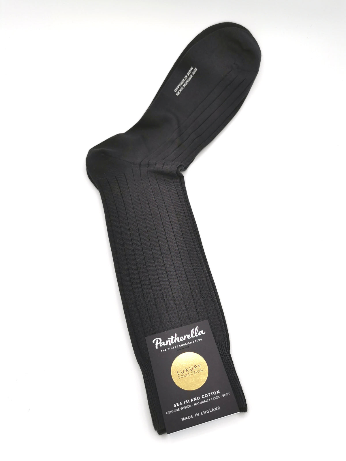 Pantherella plain cotton socks Sea Island