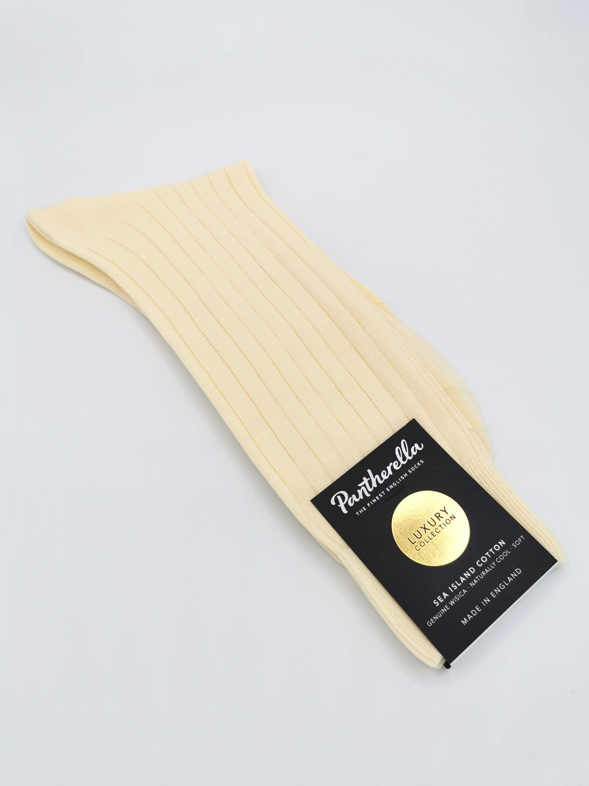 Pantherella plain cotton socks Sea Island