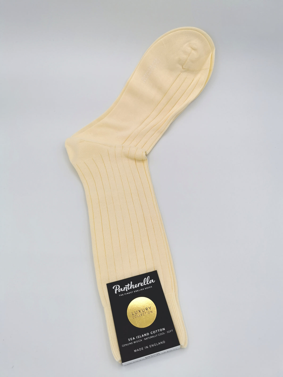 Pantherella plain cotton socks Sea Island
