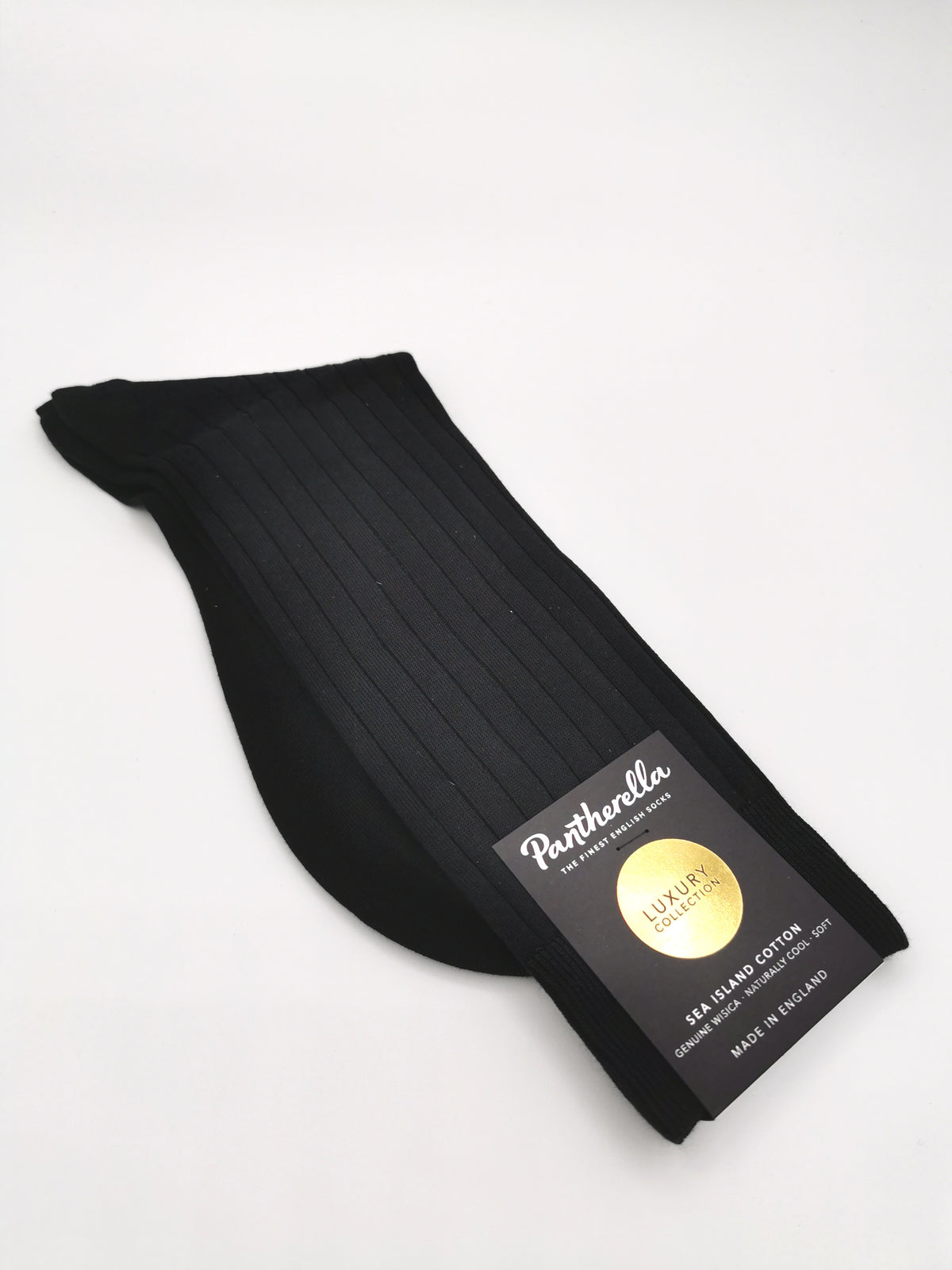 Pantherella plain cotton socks Sea Island